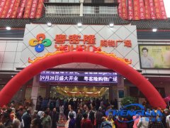 粤客隆购物广场武当山店视频监控、公共广播系