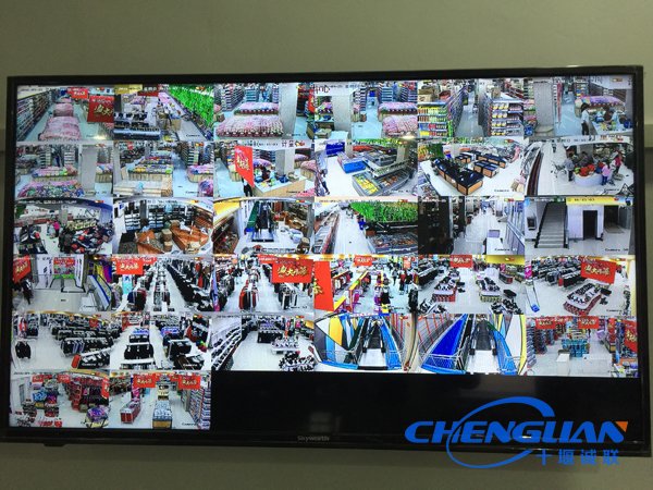 粤客隆购物广场武当山店视频监控32画面（2号屏）